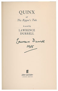 Lot #447 John Updike, Lawrence Durrell, and Booth Tarkington - Image 8