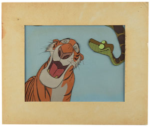 Lot #910 Shere Khan and Kaa production cel from The Jungle Book - Image 2