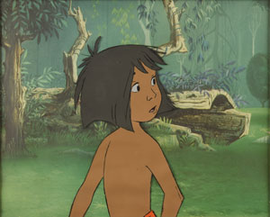 Lot #912 Mowgli production cel from The Jungle Book