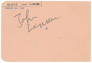 Lot #487  Beatles: John Lennon