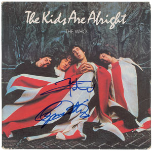 Lot #582 The Who: Daltrey and Townshend