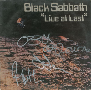 Lot #553  Black Sabbath