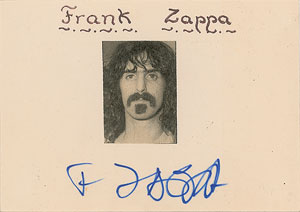 Lot #584 Frank Zappa