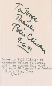 Lot #67 Bill Clinton - Image 1