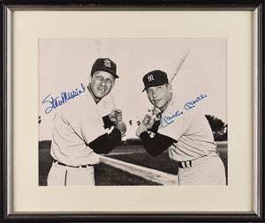 Lot #710 Mickey Mantle and Stan Musial - Image 2