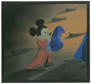 Lot #829 Mickey Mouse concept painting from Fantasia - Image 1