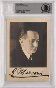 Lot #159 Guglielmo Marconi