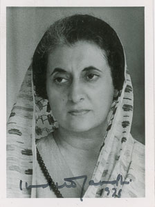 Lot #211 Indira Gandhi - Image 1