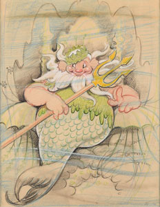 Lot #819 King Neptune concept drawing from King Neptune