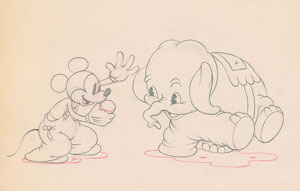 Lot #797 Mickey Mouse and Bobo the Elephant