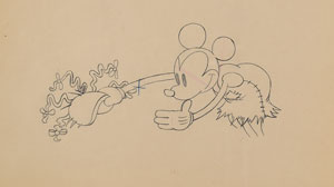 Lot #787 Mickey Mouse production drawings from Mickey's Mellerdrammer - Image 4