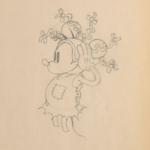 Lot #787 Mickey Mouse production drawings from Mickey's Mellerdrammer - Image 5