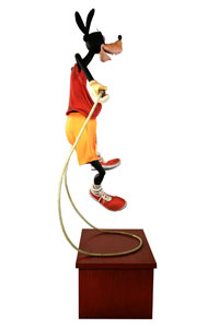 Lot #781  Epcot Wonders of Life Goofy Statue (Jump Rope) and Concept Drawing - Image 8