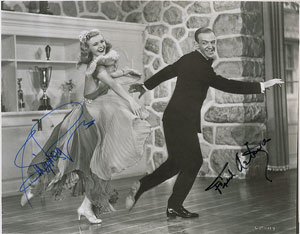 Lot #624 Fred Astaire and Ginger Rogers