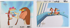 Lot #771 Ren and Stimpy production cels from The