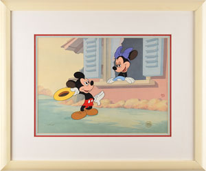 Lot #860 Mickey and Minnie Mouse limited edition cel from The Little Whirlwind - Image 2