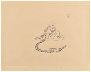 Lot #794 Mickey Mouse production drawing from Two-Gun Mickey - Image 2