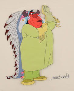 Lot #887 Indian Chief production cel from Peter