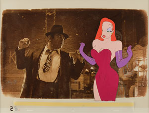 Lot #923 Jessica Rabbit production cel from Who Framed Roger Rabbit