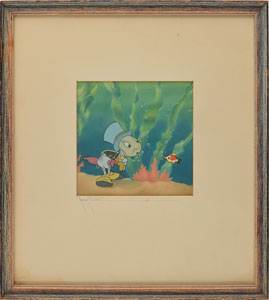 Lot #849 Jiminy Cricket production cels  from Pinocchio - Image 2
