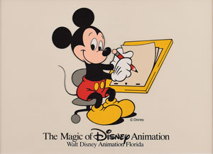 Lot #927 Mickey Mouse limited edition cel from the Magic of Disney series
