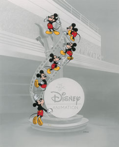 Lot #928 Mickey Mouse limited edition cel from the
