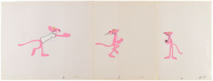 Lot #756 Pink Panther production cels from The Pink Panther TV Show - Image 1
