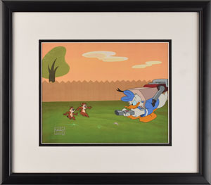 Lot #937 Donald Duck production cel from Disney's Mickey Mouse Works - Image 2
