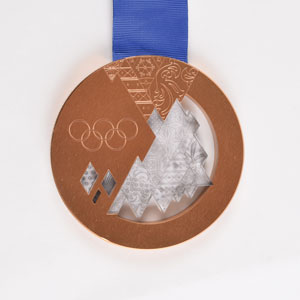 Lot #3130  Sochi 2014 Winter Olympics Bronze Winner's Medal - Image 1
