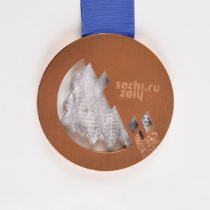 Lot #3130  Sochi 2014 Winter Olympics Bronze Winner's Medal - Image 2