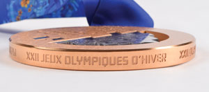 Lot #3130  Sochi 2014 Winter Olympics Bronze Winner's Medal - Image 7