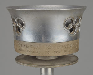 Lot #3044  London 1948 Summer Olympics Torch - Image 3