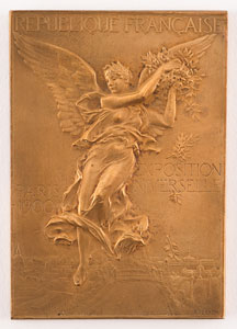 Lot #3002  Paris 1900 Summer Olympics Bronze Winner's Medal for Firefighting - Image 1
