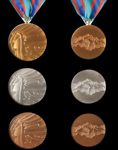 Lot #3092  Calgary 1988 Winter Olympics Winner's and Participation Medal Collection - Image 2