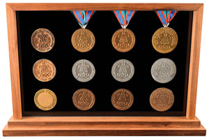 Lot #3092  Calgary 1988 Winter Olympics Winner's and Participation Medal Collection - Image 4