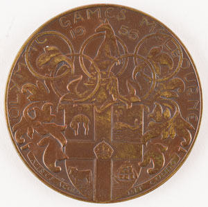 Lot #3052 Melbourne 1956 Summer Olympics Participation Medal - Image 1