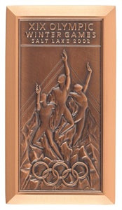 Lot #3113 Salt Lake City 2002 Winter Olympics Bronze Participation Medal - Image 1