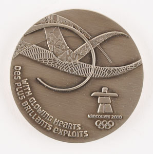 Lot #3124 Vancouver 2010 Winter Olympics Participation Medal - Image 2