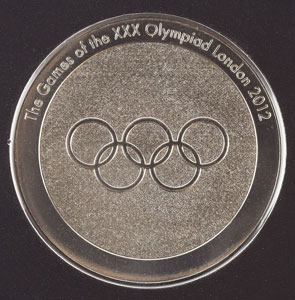 Lot #3127 London 2012 Summer Olympics Cupronickel Participation Medal - Image 2