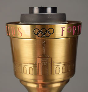 Lot #3083  Los Angeles 1984 Summer Olympics Torch with Carrying Bag - Image 5