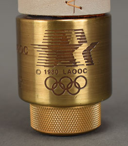 Lot #3083  Los Angeles 1984 Summer Olympics Torch with Carrying Bag - Image 7