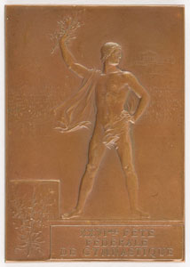 Lot #3004  Paris 1900 Summer Olympics Bronze