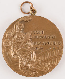 Lot #3086  Los Angeles 1984 Summer Olympics Unawarded Bronze Winner's Medal - Image 1