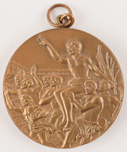 Lot #3086  Los Angeles 1984 Summer Olympics Unawarded Bronze Winner's Medal - Image 2