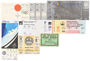 Lot #3139  Winter Olympics Ticket Collection