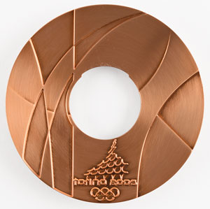 Lot #3119  Torino 2006 Winter Olympics Bronze Winner's Medal - Image 1