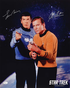 Lot #819  Star Trek: Shatner and Nimoy