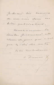 Lot #600 Alexandre Dumas, fils - Image 2
