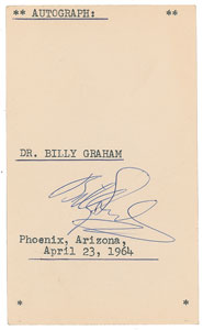 Lot #284 Billy Graham - Image 1