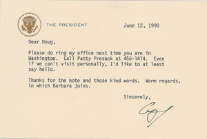 Lot #86 George Bush - Image 1